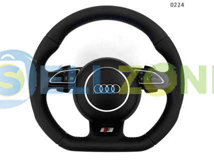 Κοπτό σπορ τιμόνι AUDI A3 A4 A5 A6 A7 A8 Q3 Q5 Q7 2008-2017 - 0224